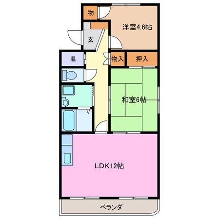 Mグランデ安永の物件間取画像